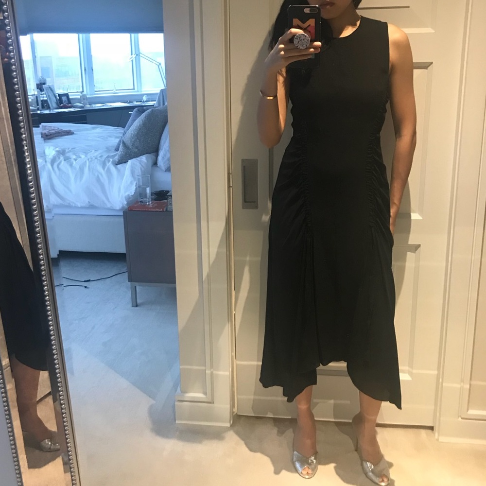 🐘A.L.C. black silk dress size 0